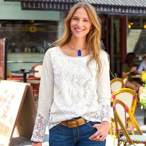 Sundance So Smitten Top in Winter White